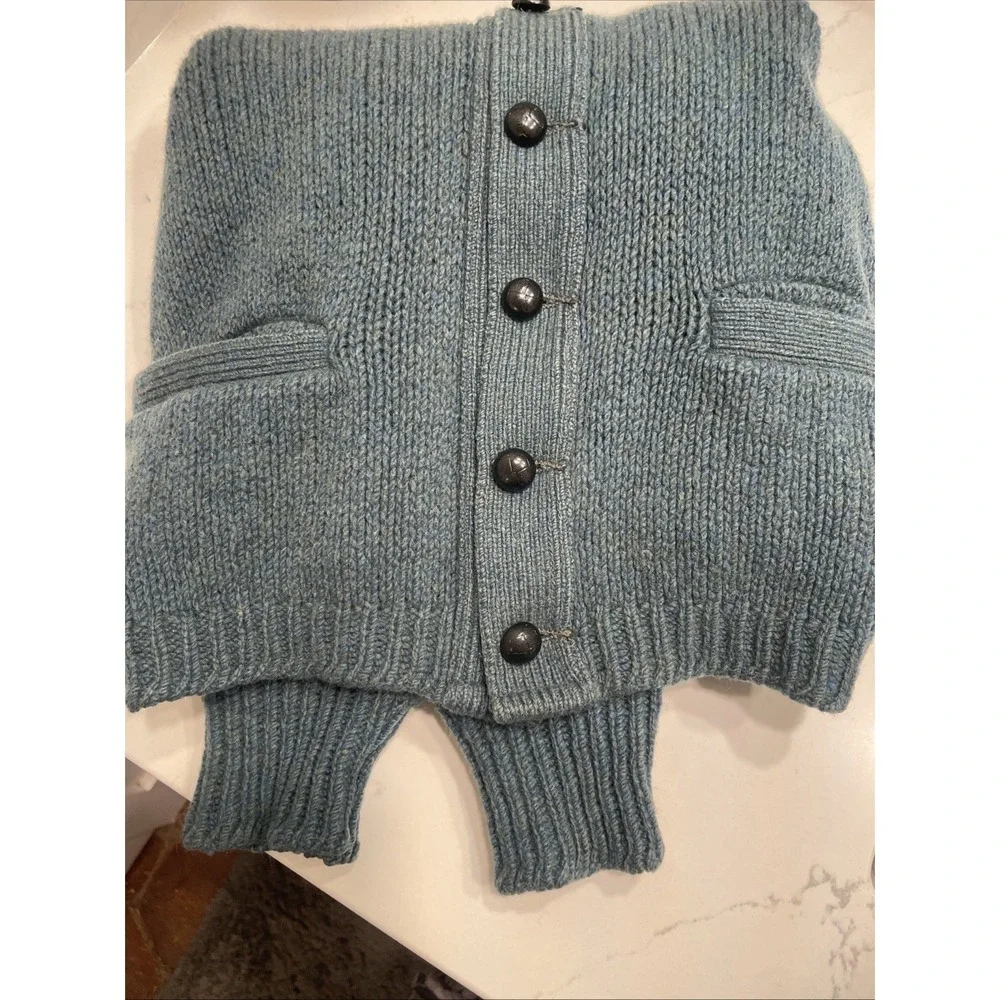 Vintage 1950s M Manhattan Mohair Blend Cardigan Sweater USA HTF Prop Classic - Picture 11 of 11